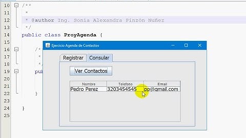 Uso de JTabbed Pane y JTable en Netbeans y modelo MVC (Tema 4)
