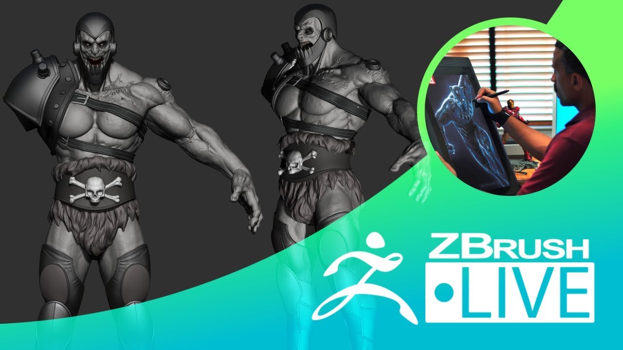 4r8 paint code (Part 4) Creating Trap Jaw from He-Man Fan Art - Mike Thompson - Episode 17