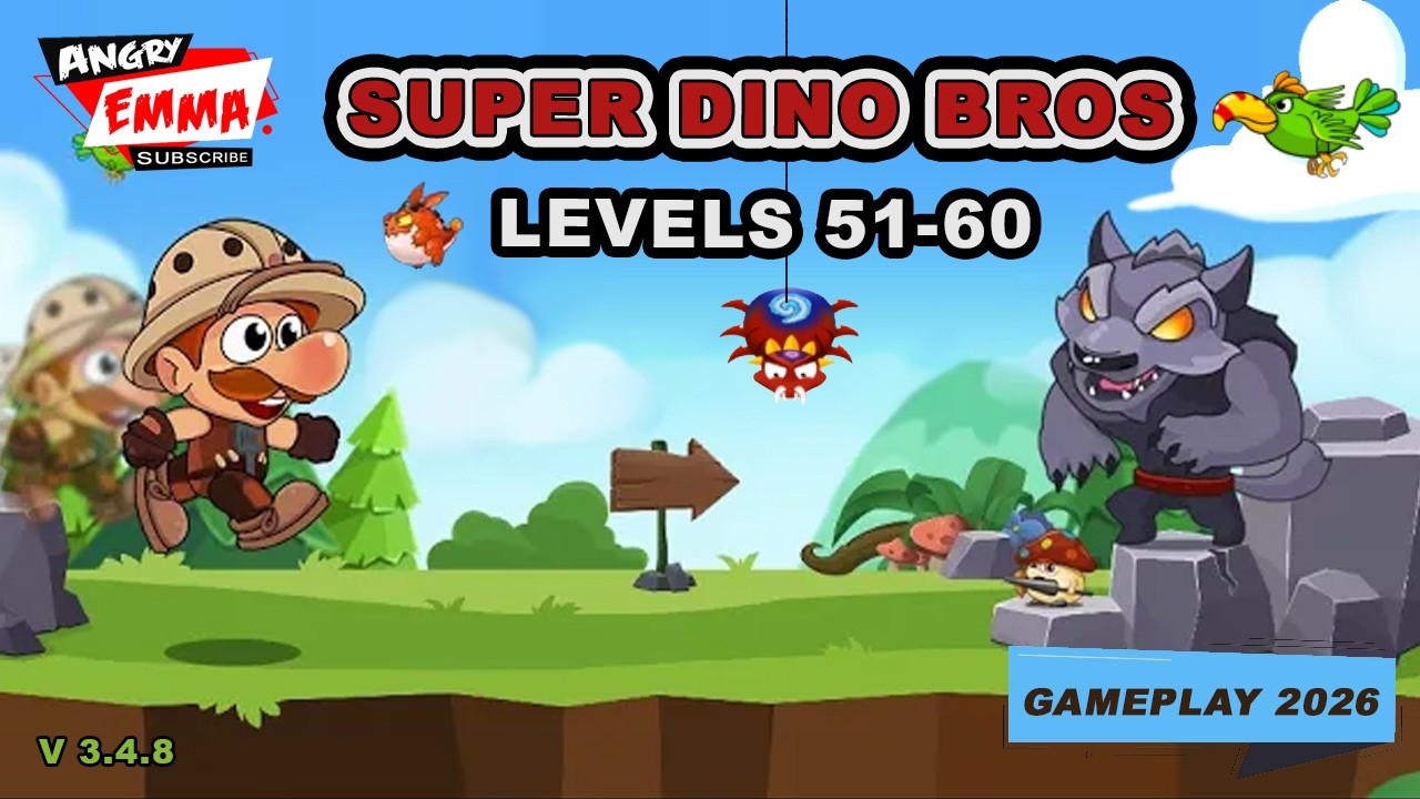 Super Dino - Levels 51-60 (Gameplay 2026)