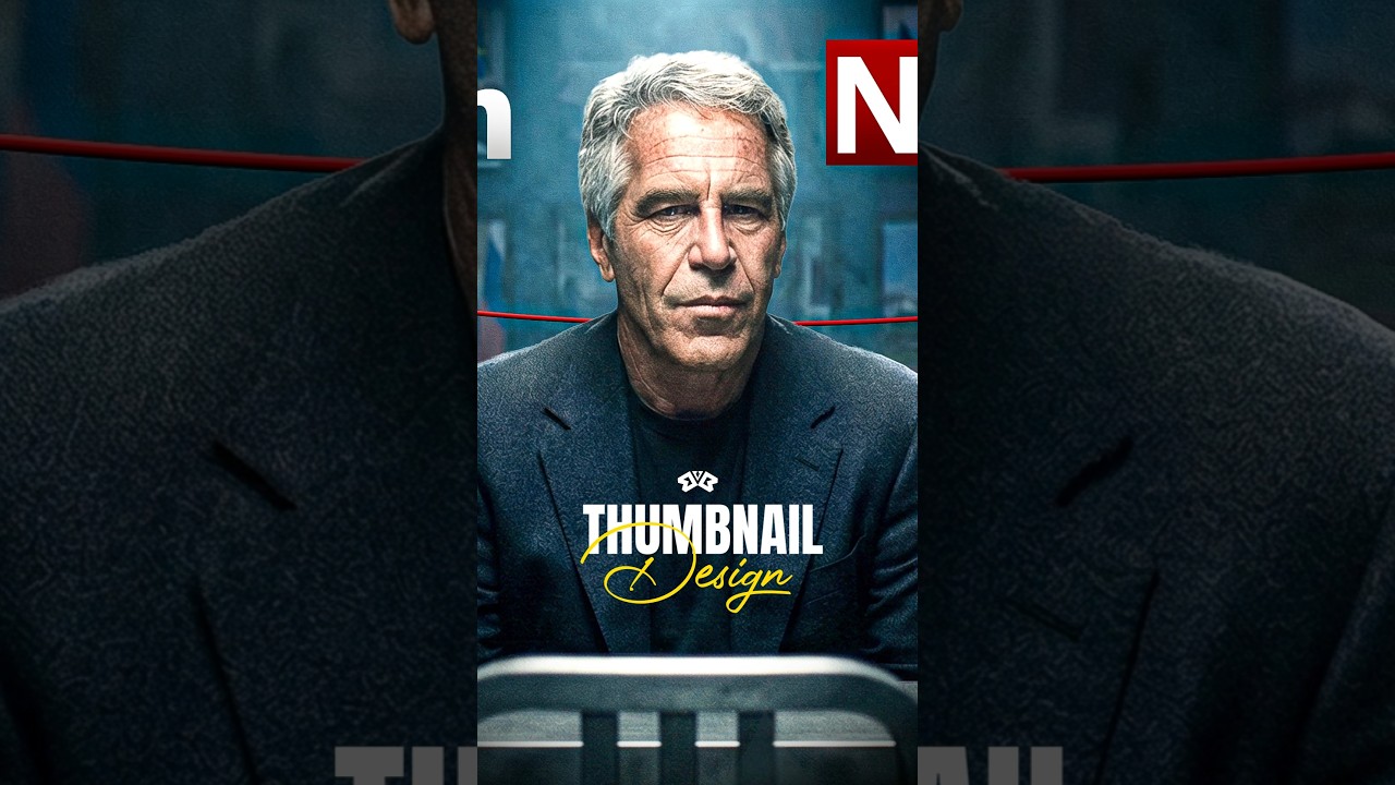 Epstein Files Documentary Thumbnail Design