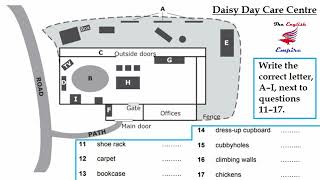 IELTS Listening Map with Answers and Script - Daisy Day Care Centre