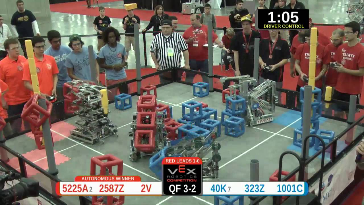 2015 VRC Sci QF3-2 - 5225A 2587Z 2V vs 40K 323Z 1001C - 92 to 68 - VEX Worlds 2015