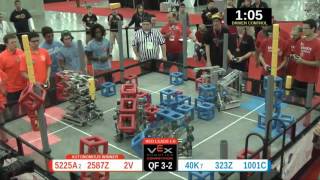 2015 VRC Sci QF3-2 - 5225A 2587Z 2V vs 40K 323Z 1001C - 92 to 68 - VEX Worlds 2015