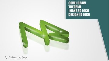 Corel Draw Tutorial | Make 3D Logo design | Nr Logo by takevektor