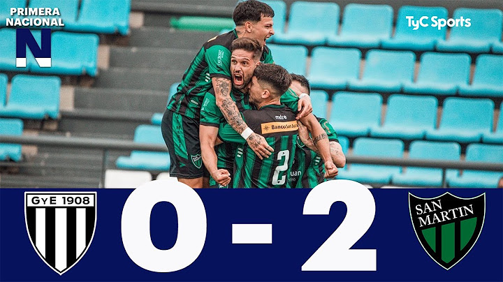 Gimnasia (M) 0-2 San Martín (SJ) | Primera Nacional | Reducido – Final