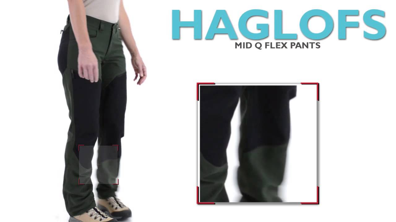 Haglofs Mid Q Flex Pants - UPF 40+ (For Women) - YouTube