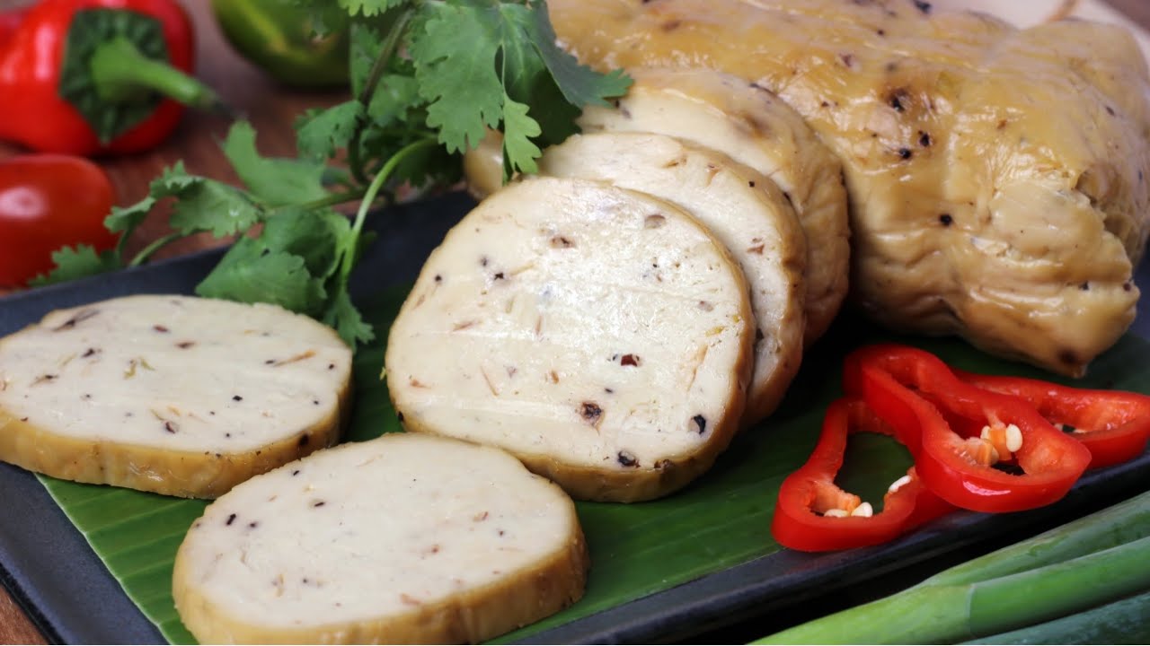 Chả Lụa Chay - DỄ LÀM - Chả Chắc - Dai Thật Ngon