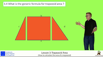 3 4 How to calculate the area of a trapezoid