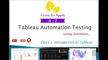 L1-Tableau Automation-Introduction to Tableau