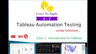 L1-Tableau Automation-Introduction to Tableau