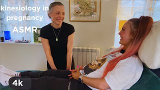 Kinesiology TCM Kore Therapy in Pregnancy for Pretty Lady! Unintentional ASMR Real Person