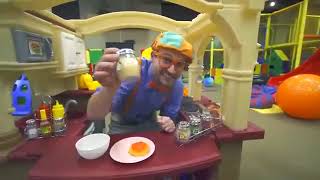 Blippi Visits Slides at an Indoor Playground! Learn with Blippi Educational Videos for Toddlers