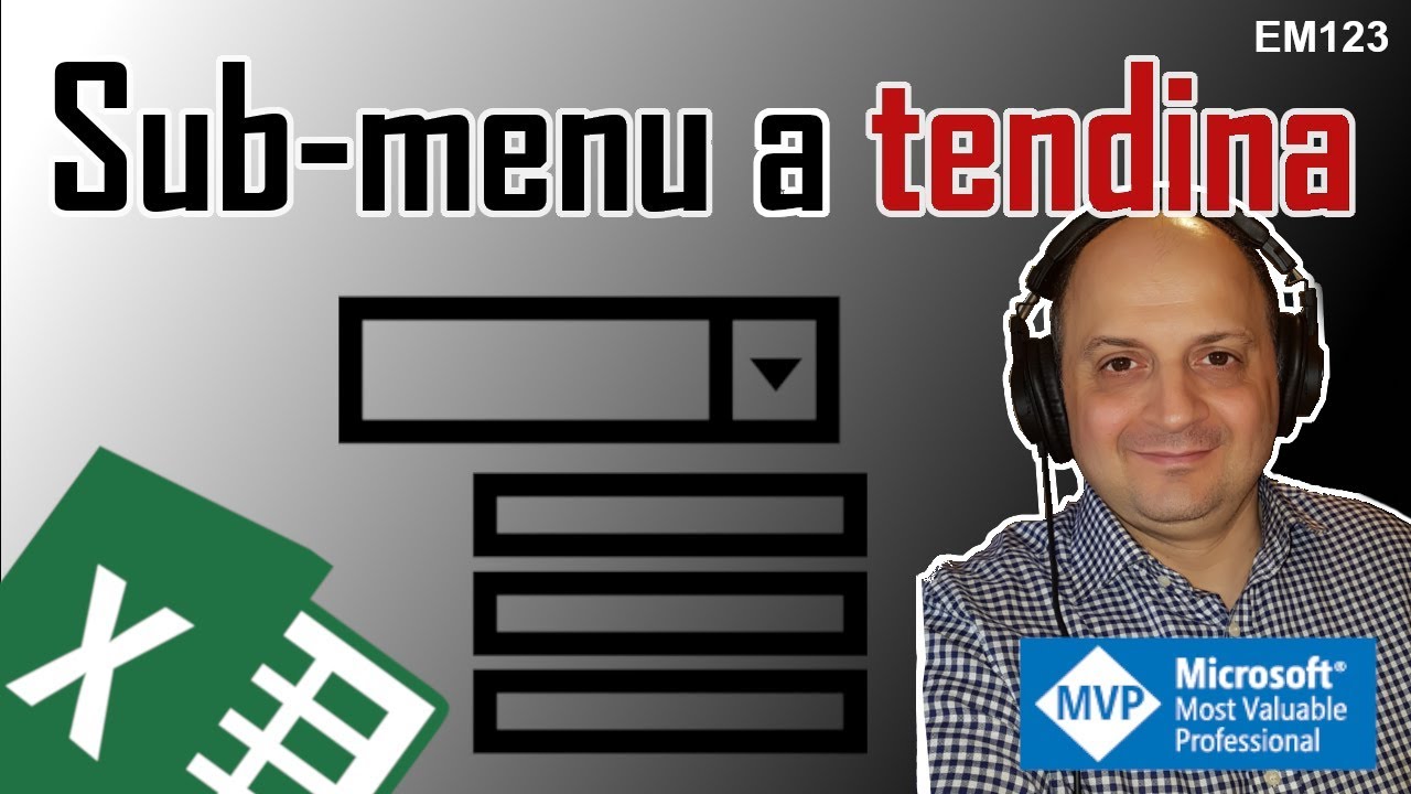 EM123 Creare menu e Sub-menu tendina con la doppia convalida dei dati di [Menu Dipendente] excel