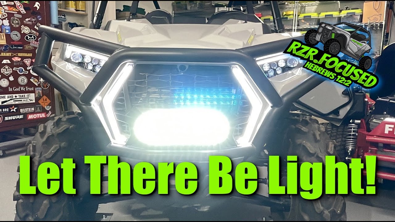 RZR 900 Light Bar Install (Detailed)