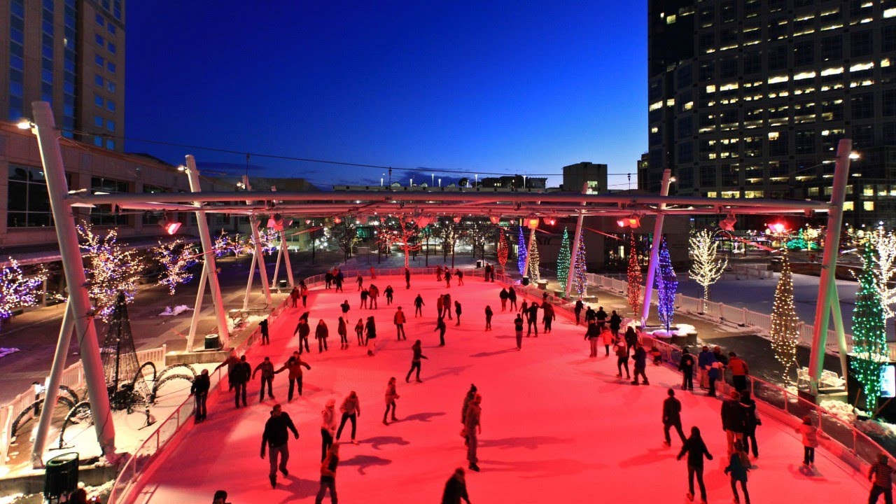 Ice skating returns to Gallivan Center after year off