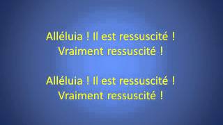 Video thumbnail of "Brisant ses liens funèbres (Il est vraiment ressuscité) (Lyric video)"