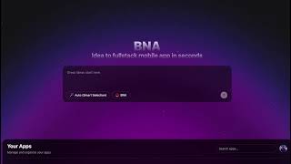 Famous BNA | Idea to a fullstack mobile app in seconds Profile