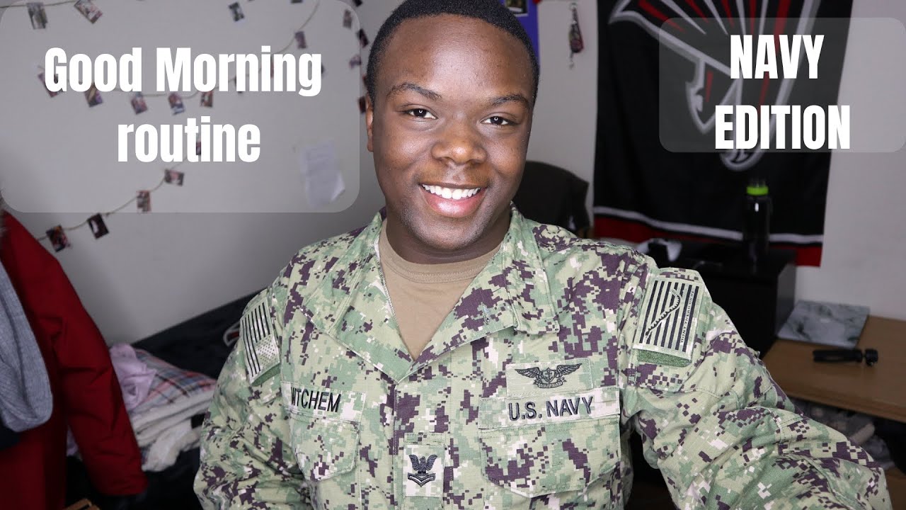 MORNING ROUTINE NAVY EDITION - YouTube