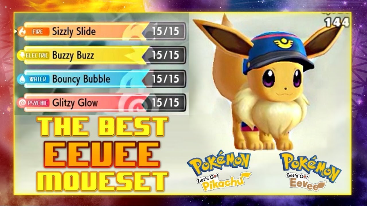 The Best Eevee Moveset Pokemon Lets Go Pikachu And Lets Go Eevee Discussion