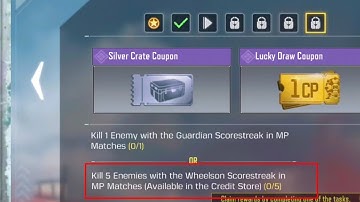 Kill 5 enemies with the Wheelson Scorestreak in mp matches