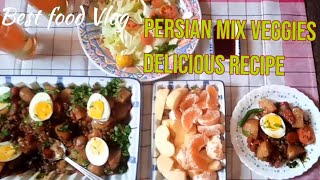 Persian mix veggies delicious recipe in urdu | Persian food | Best food vlog