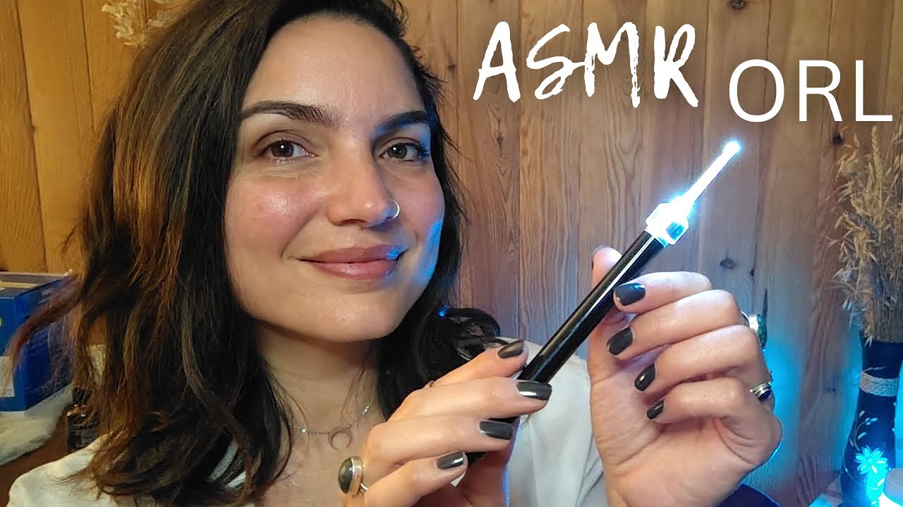 ASMR ROLEPLAY ORL * Cabinet nocturne * Examen des oreilles