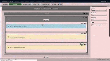 Joomla! YEEditor - Drag & Drop Editor - 09 Message Box Demo