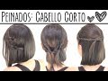 Peinados fáciles para cabello corto | Short hair hairstyles