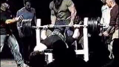 Scott Mendelson World Record 715lb Raw Bench Press