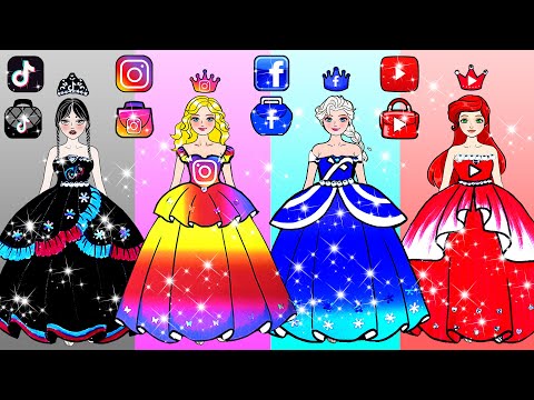 [🐾paper Diy🐾] Social Network Princess Dress Up & Make Up Contest 