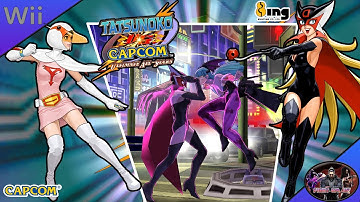 Tatsunoko vs Capcom: Ultimate All Stars - Jun the Swan / Doronjo Arcade Playthrough (Wii) (Longplay)
