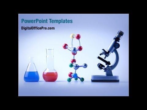 Chemistry Equipment PowerPoint Template Backgrounds - DigitalOfficePro  #00016 - YouTube