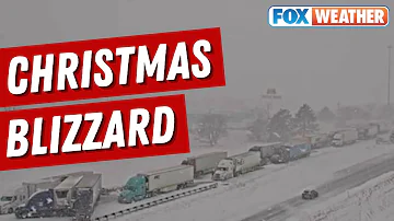 Christmas Blizzard, Ice Storm Snarls Travel Across Central US With Blinding Snow, High Winds