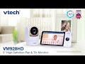 VM928HD Video Baby Monitor with 5&quot; 720p Display, 360 degree Panoramic Viewing Pan &amp; Tilt HD Camera