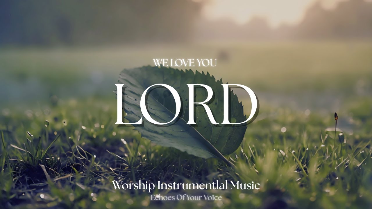 WE LOVE YOU LORD | Soaking Worship Instrumental - Prayer and Devotional