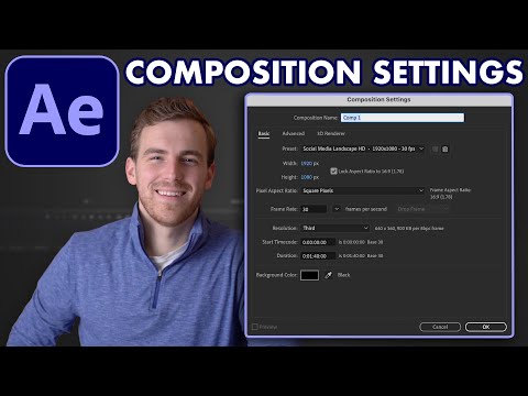 How to Properly Create a Composition in Adobe After Effects