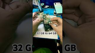 Smartphone storage chip upgrade 32GB to 64GB #onfixer #Smartphones #SmartGadgets #Repair #Viral