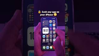 🔒 Lock any app on your iPhone 😳
