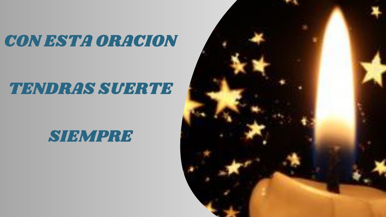 Poderosa Oración al Espíritu de la suerte - YouTube