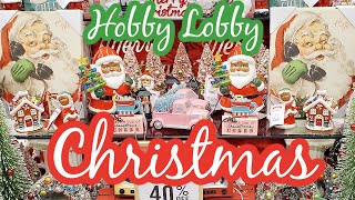 HOBBY LOBBY VINTAGE CHRISTMAS DECOR IDEAS SHOP WITH ME 2021