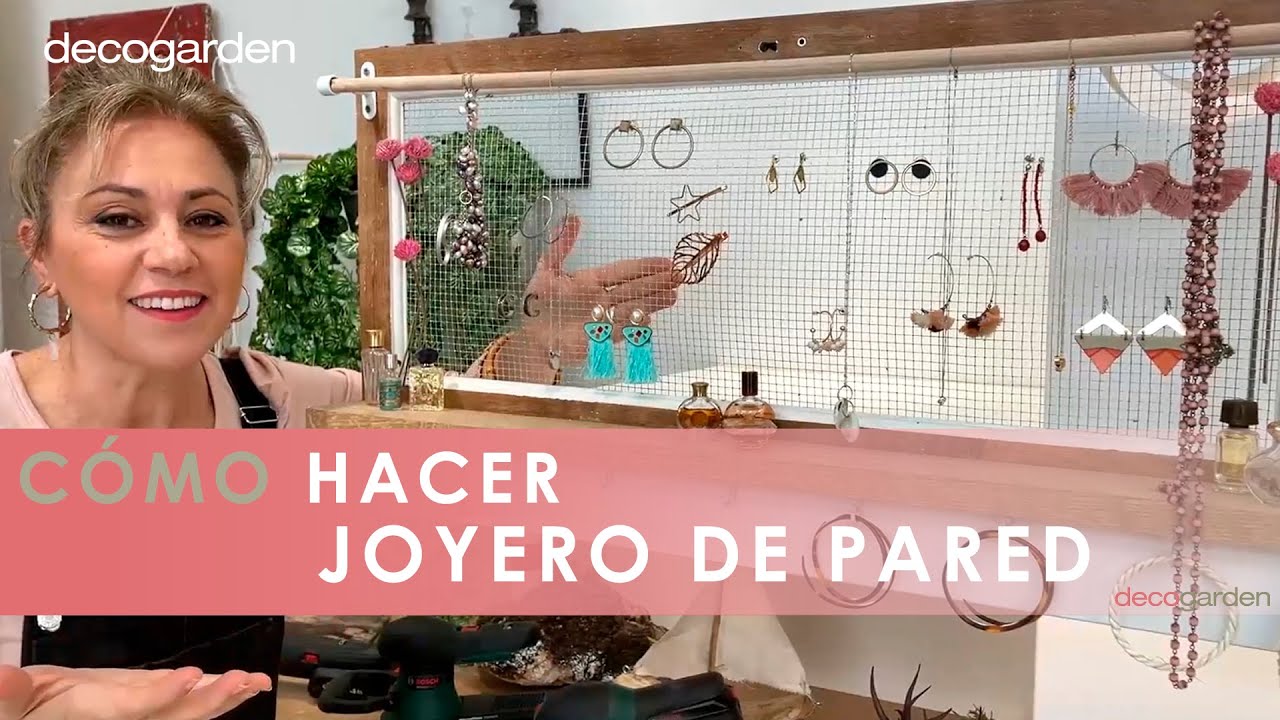 Jewelry organizer 💍 DIY to organize your jewels 🏡 Decogarden 🥰 - YouTube