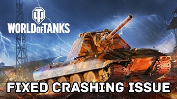 How To Fix World of Tanks Crashing At Startup Error #worldoftanks