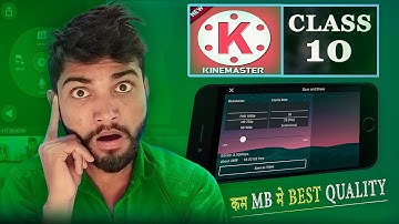 Kinemaster Class 10 | Resolution, Fps, Bitrate | How to export video in kinemaster | Editor Usmani