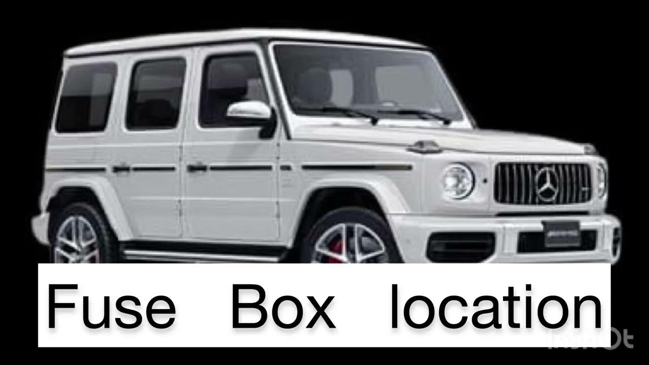 Mercedes-Benz G Wagon G63 AMG Internal Fuse Locations | Fuse Box