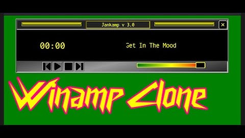 Create a Winamp Clone with Vanilla Javascript in 100 second bursts! -pt1