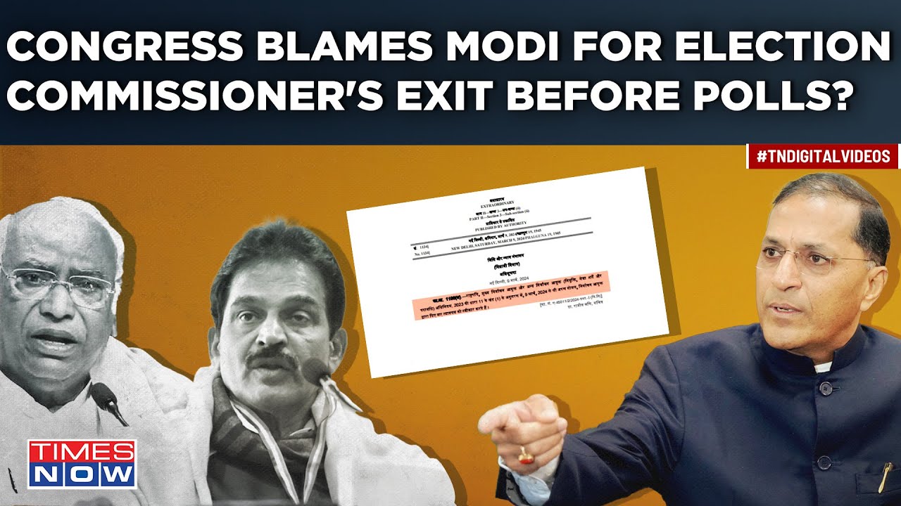 Arun Goel Resigns As Election Commissioner| Why I.N.D.I.A Blamed Modi ...
