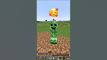 The end is so sad 😭 Minecraft Creeper Friend #minecraft