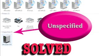 unspecified device - solved - windows 10