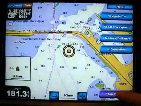 Garmin GPS Marine Chart Basics with the GPSMAP 5208 