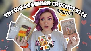 trying a 'beginner' crochet kit from amazon